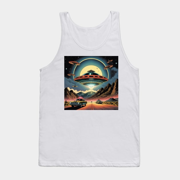 Mountain Road Tank Top by UFO CHRONICLES PODCAST
